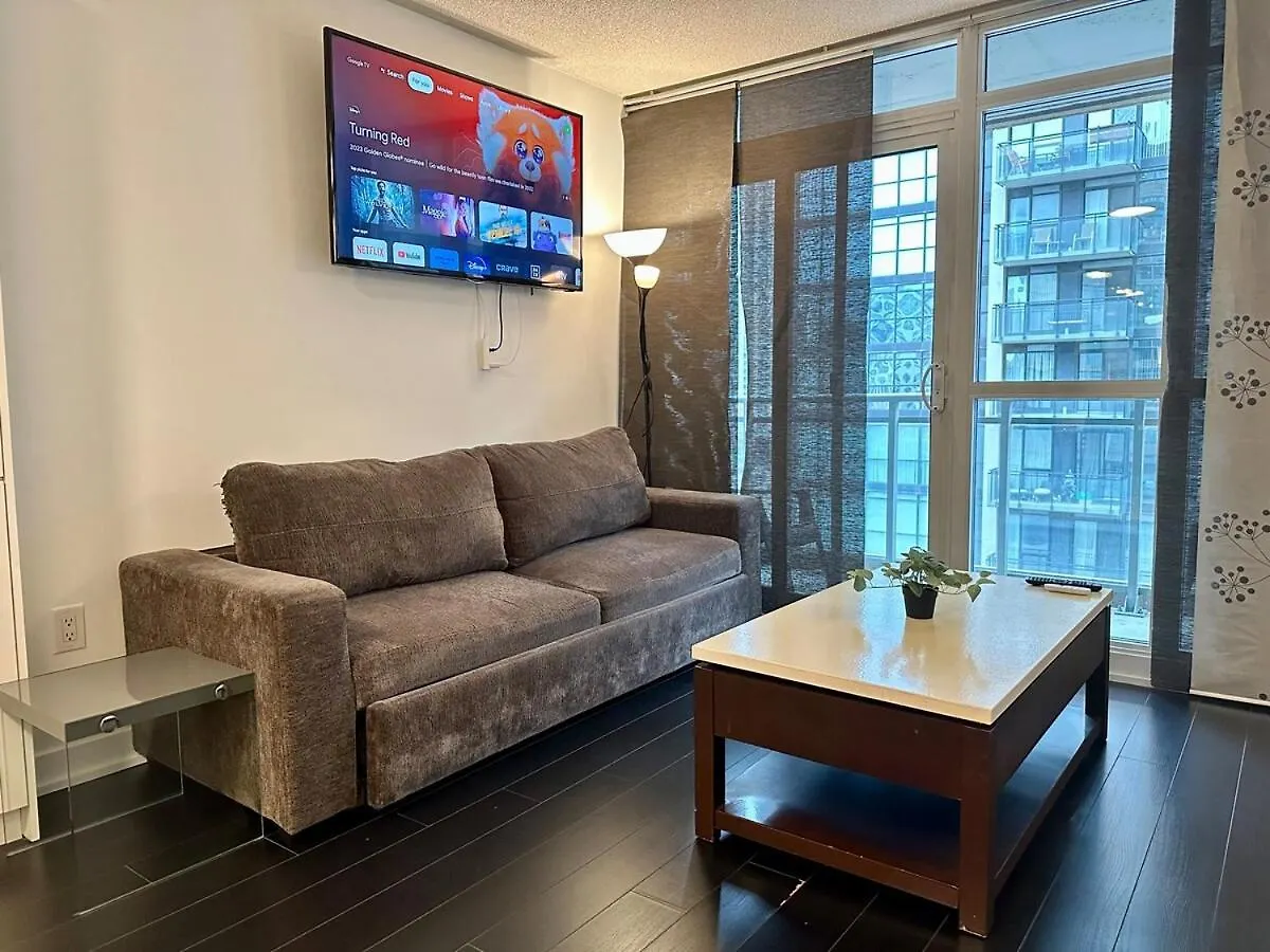 Spacious & Central 1 Bdrm 2 Real Beds Toronto Canadá